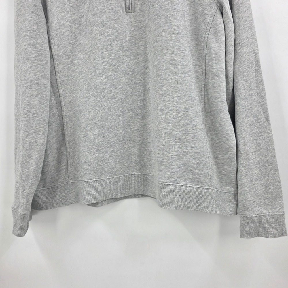 VINEYARD VINES PINK WHALES SHEP 1/4 ZIP SWEATSHIRT WOMENS XL GRAY PULLOVER BEACH - Picture 6 of 13
